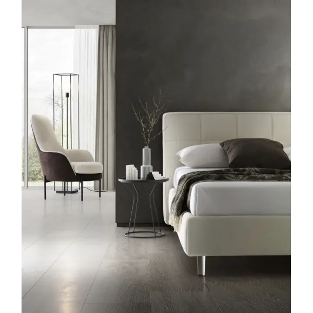 Letto in tessuto Gaucho di Le Comfort