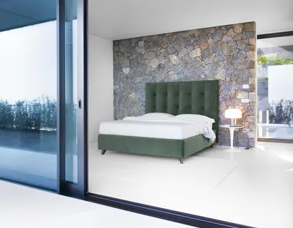 Letto con box contenitore Emma High di Noctis