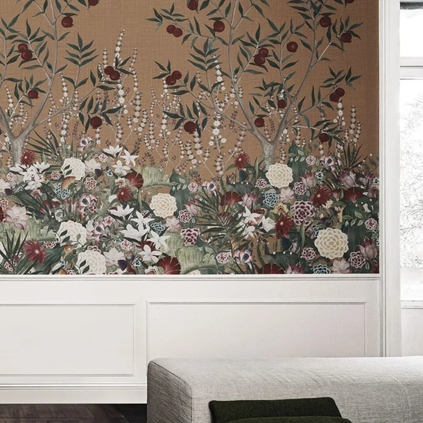 Carta da parati Fleurs Magiques di London Art