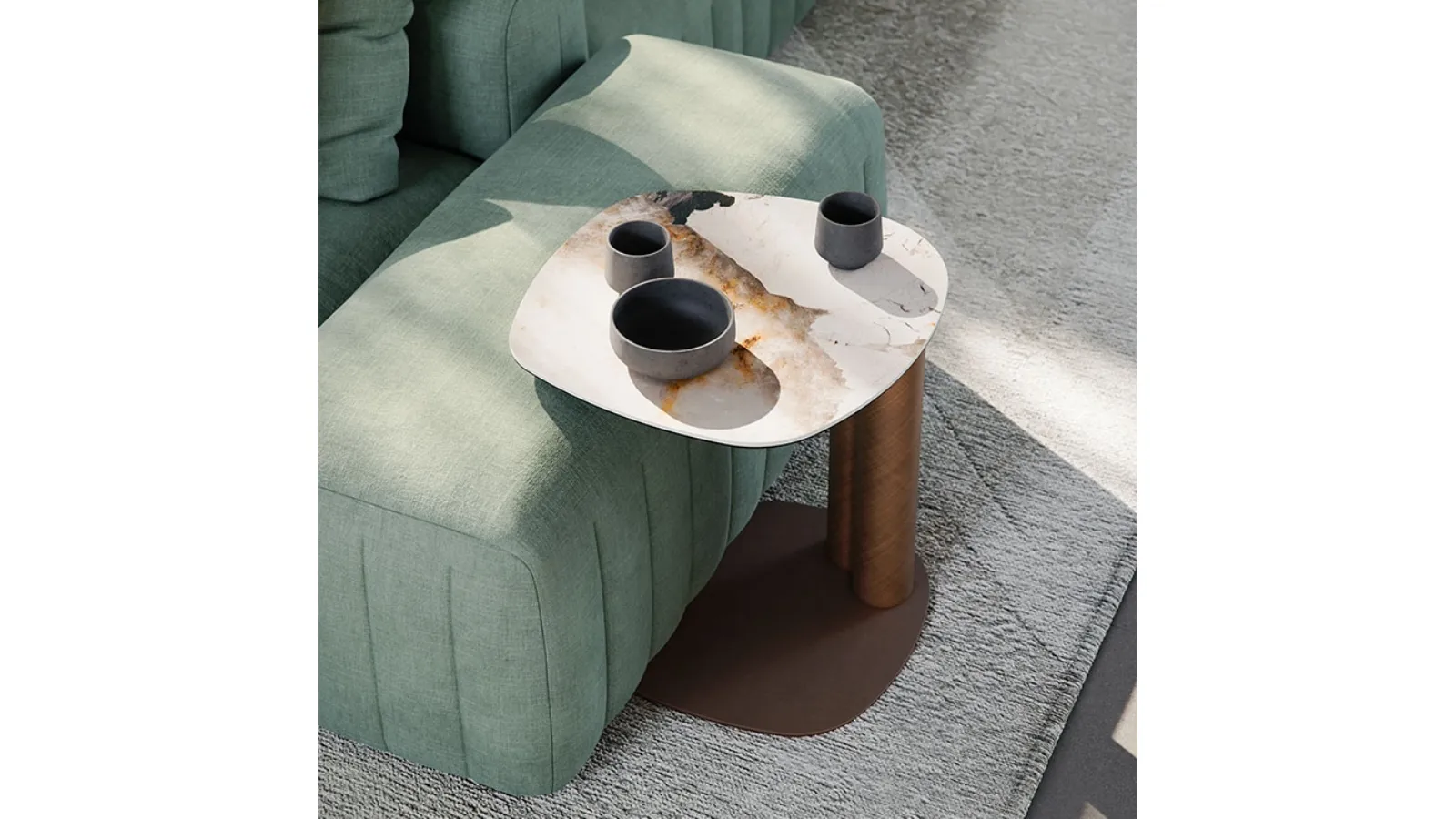 Tavolino in ceramica Amalfi di Cattelan Italia