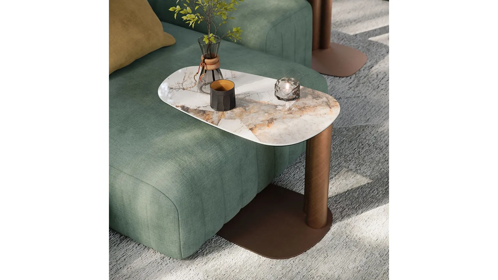 Tavolino in ceramica Amalfi di Cattelan Italia