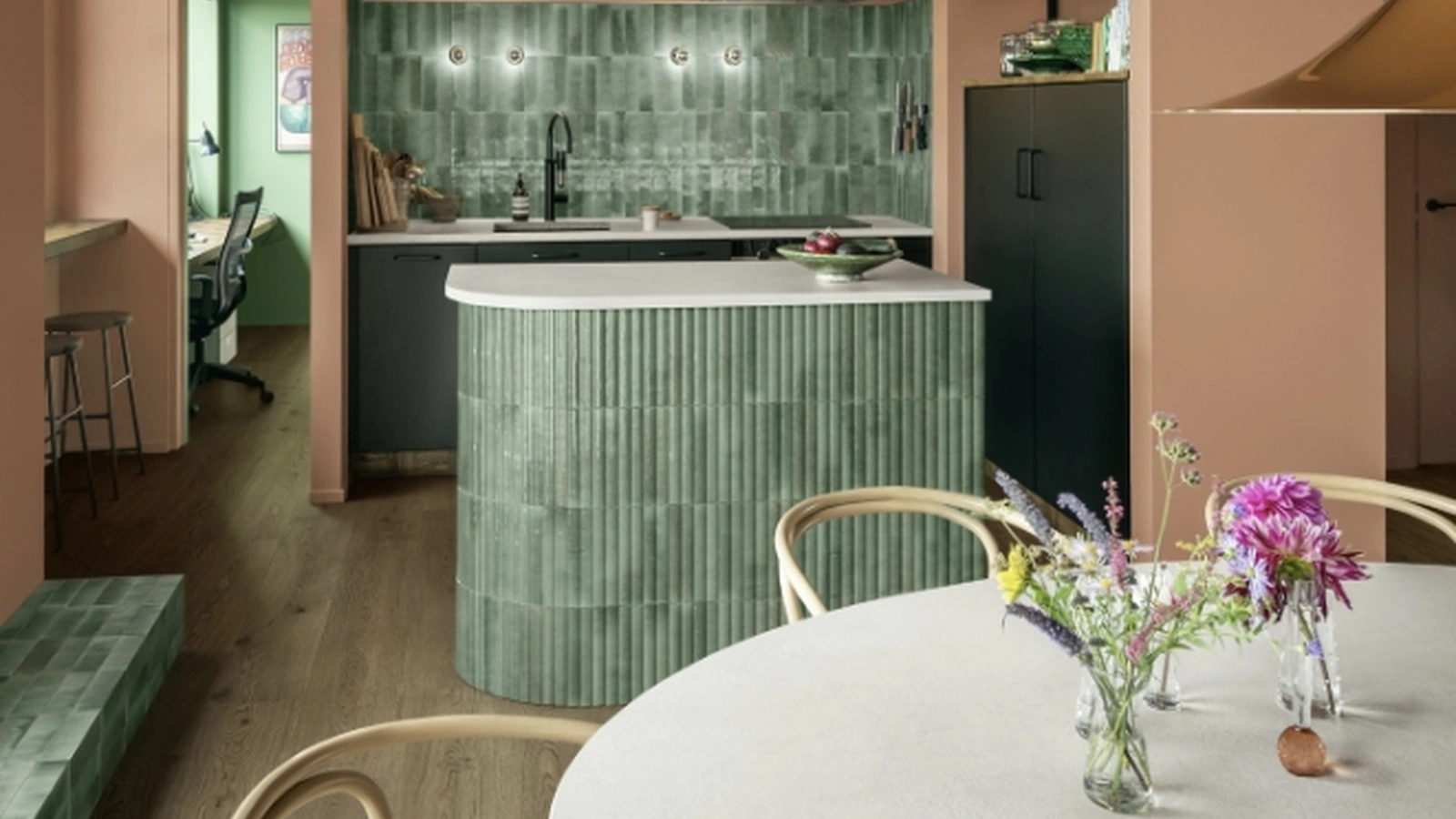 Top Cucina Concrete Look Cementum Ash Natural di Marazzi