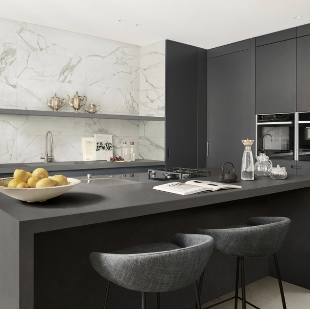 Top Cucina Concrete Look Cementum di Marazzi