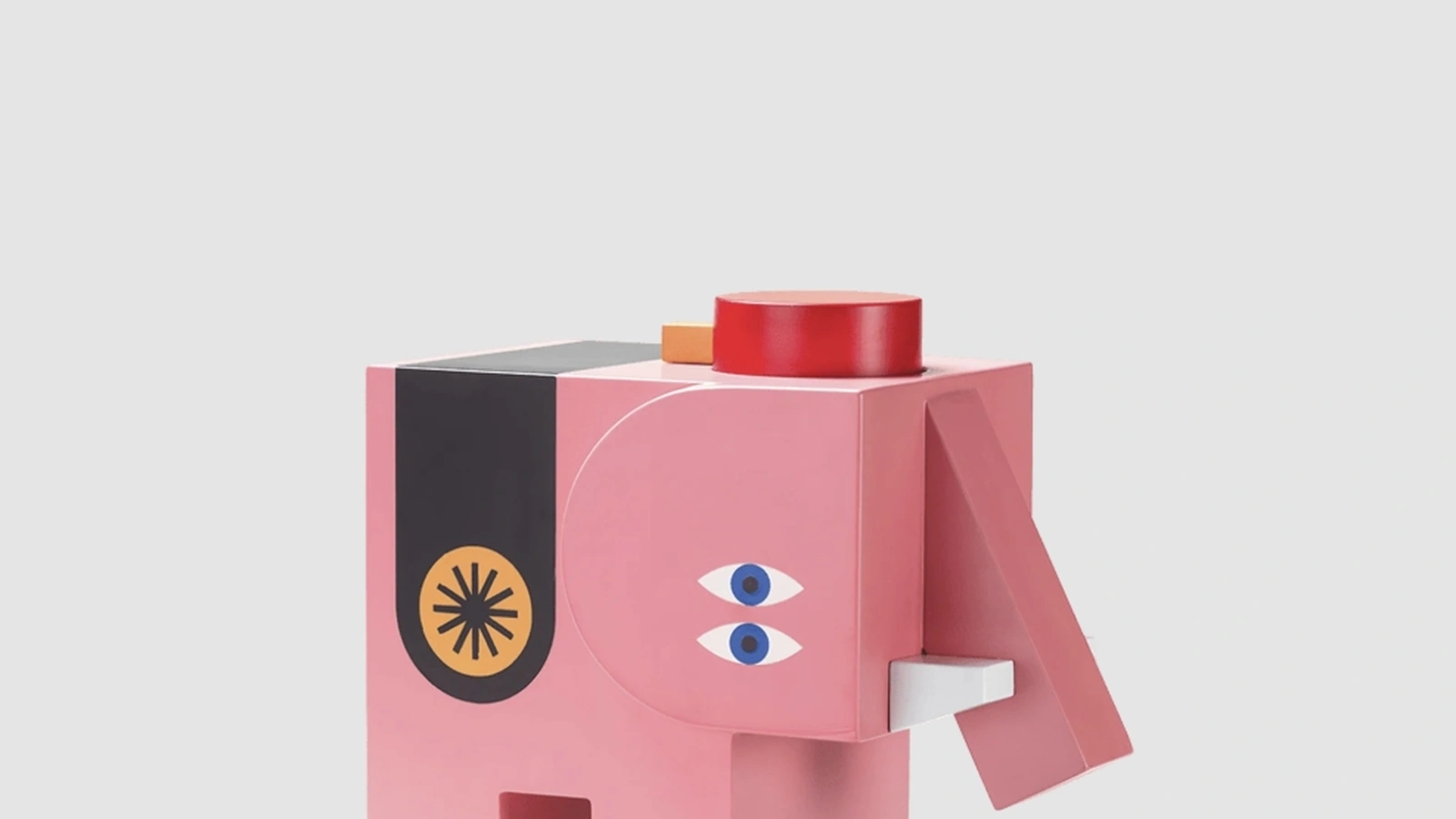 Tavolino in MDF laccato Jumbo di Qeeboo