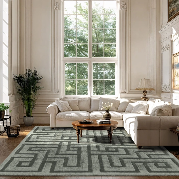 Tappeto design geometrico Labyrinth di Sitap