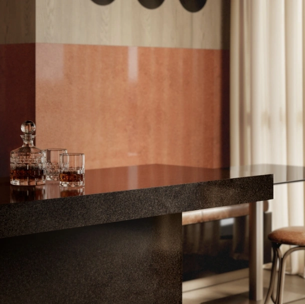 Top Cucina Lume Ossidiana Lux di Marazzi