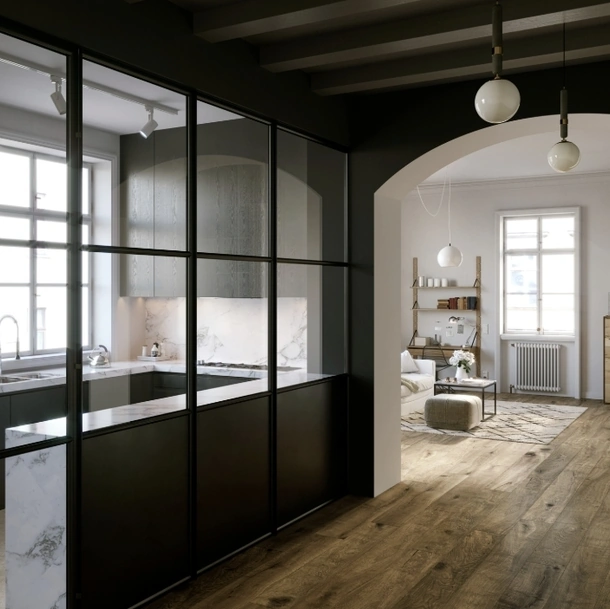 Top Cucina Marble Look Calacatta Extra Bookmatch di Marazzi