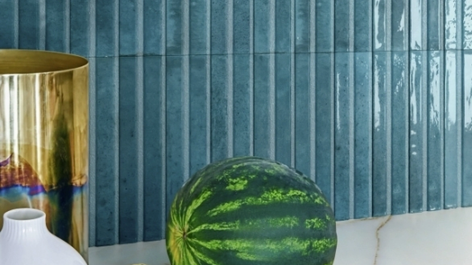 Top Cucina Marble Look Calacatta Supreme di Marazzi