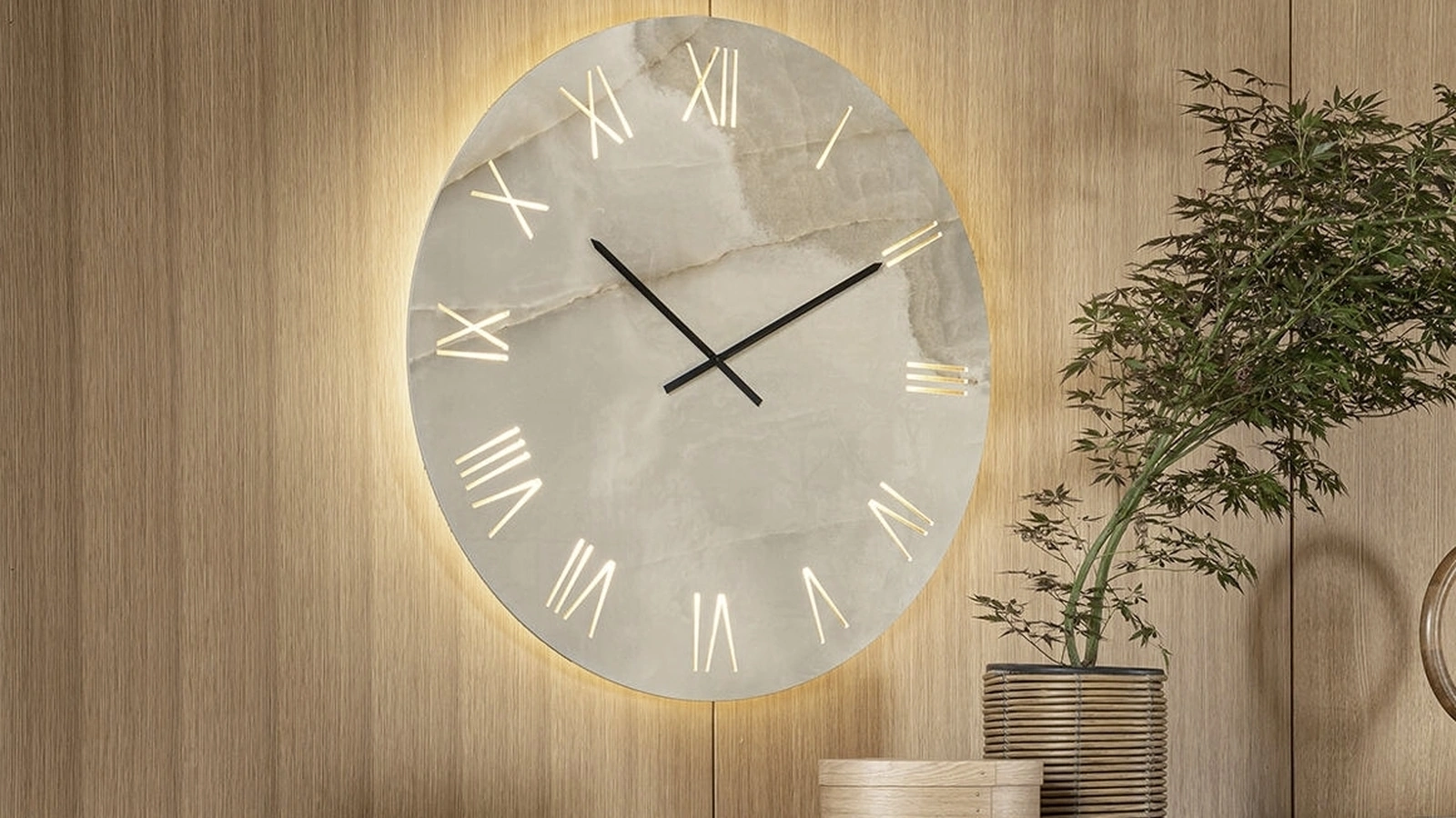 Orologio Portorotondo in ceramica di Riflessi