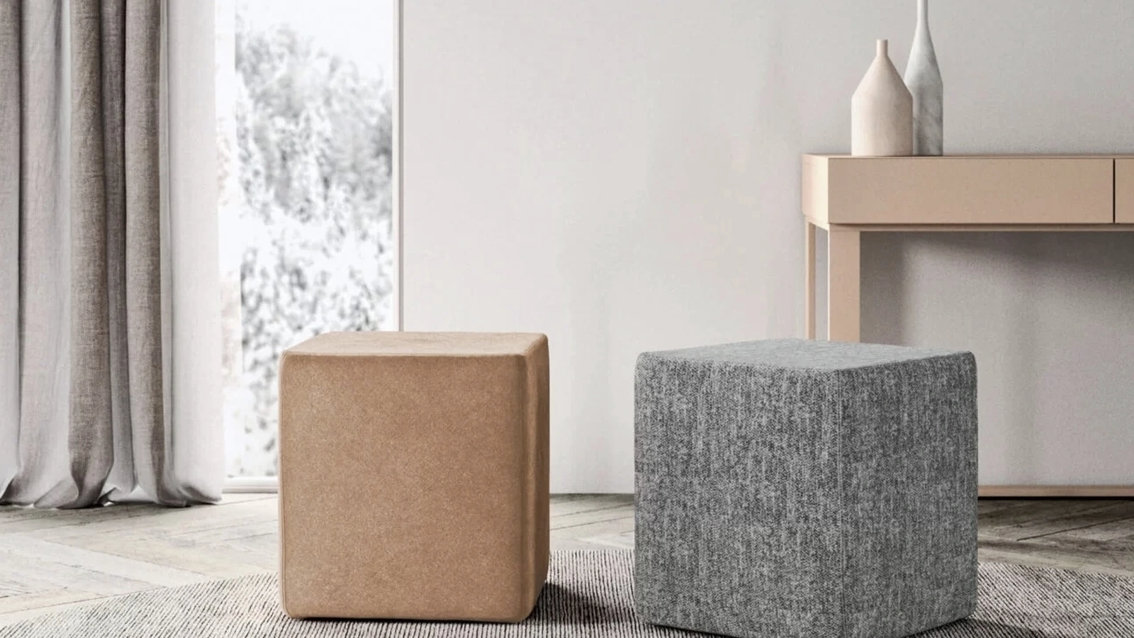 Pouf Quadrato di Presotto