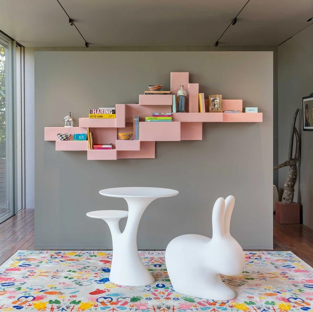 Tavolino Rabbit Tree di Qeeboo