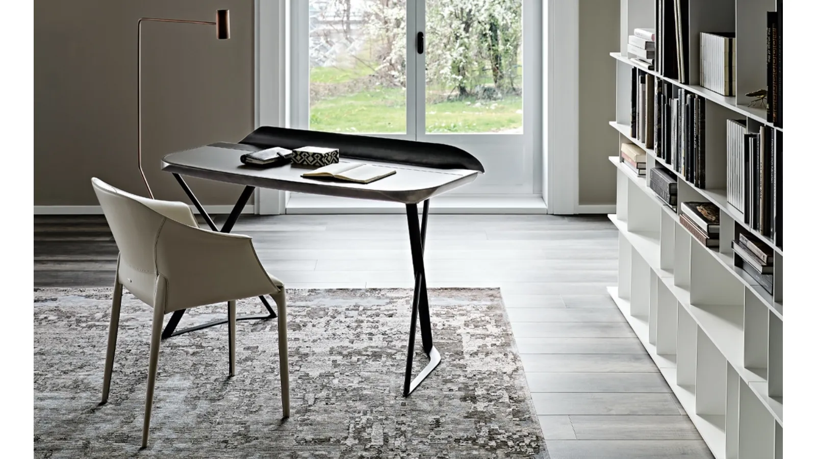 Scrittoio Cocoon Leather di Cattelan Italia