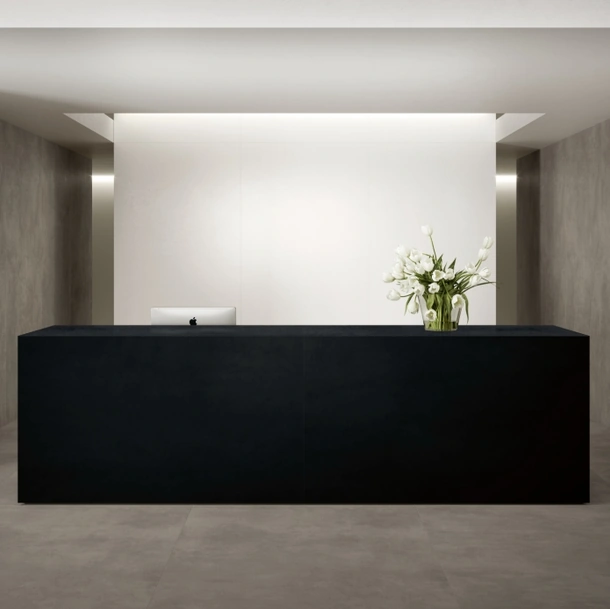 Top Cucina Solid Color Look Black Satin di Marazzi