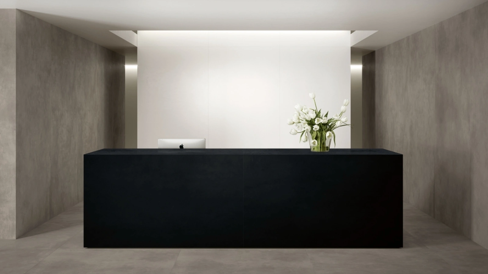 Top Cucina Solid Color Look Black Satin di Marazzi