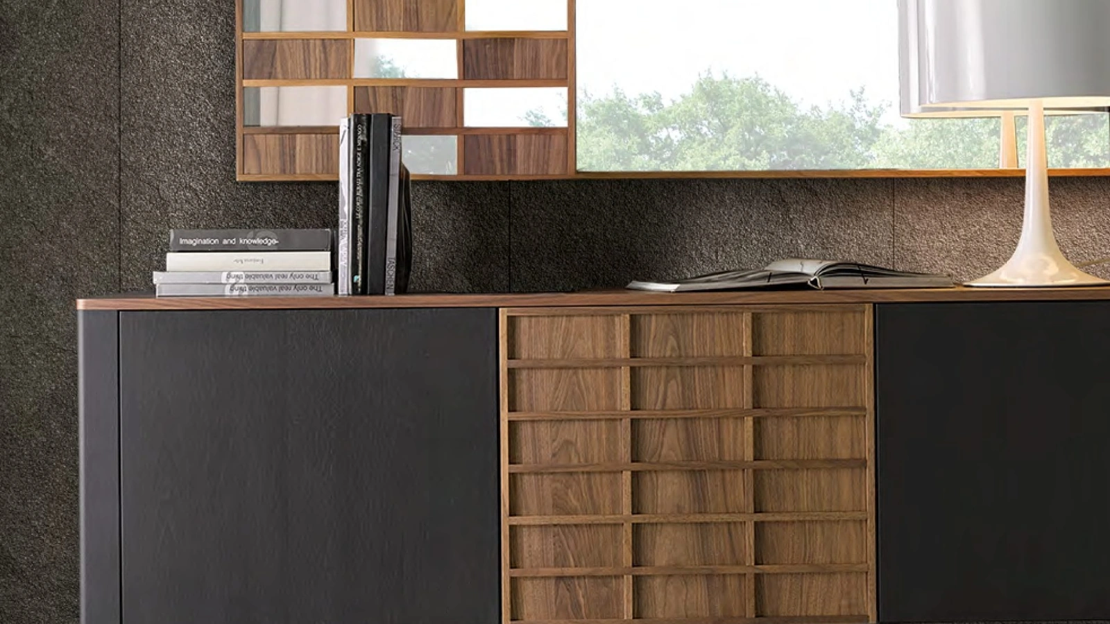 Specchiera in legno Singapore di Modesign