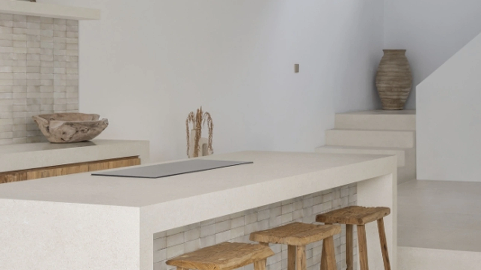 Top Cucina Stone Look Berici Bianco Satin di Marazzi