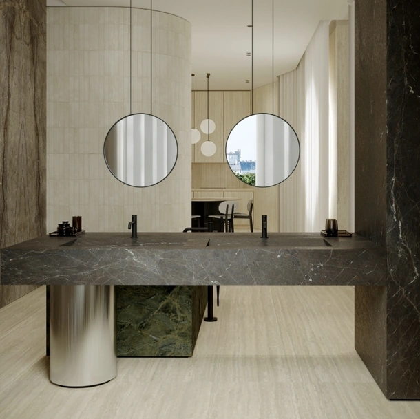 Top Cucina Stone Look Breccia Imperiale diMarazzi