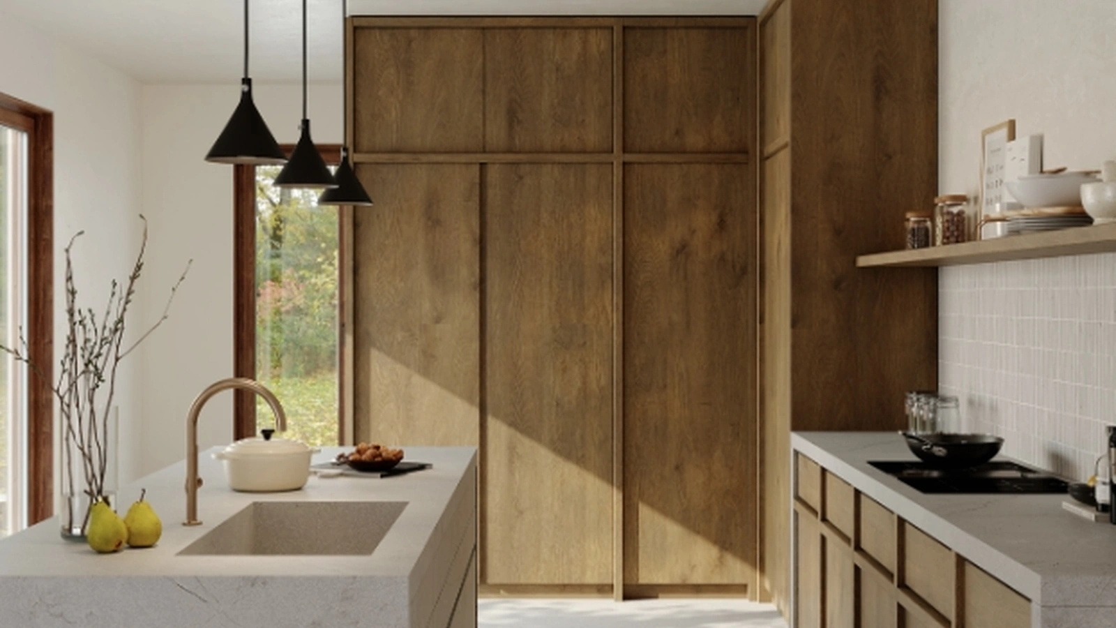 Top Cucina Stone Look Pietra di Sicilia Grigio Satin di Marazzi