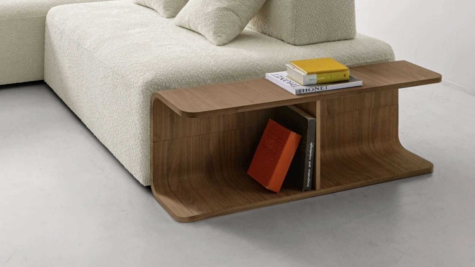 Tavolino Portariviste in legno Penta di Modesign