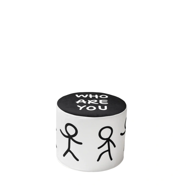 Pouf Who are You di Qeeboo