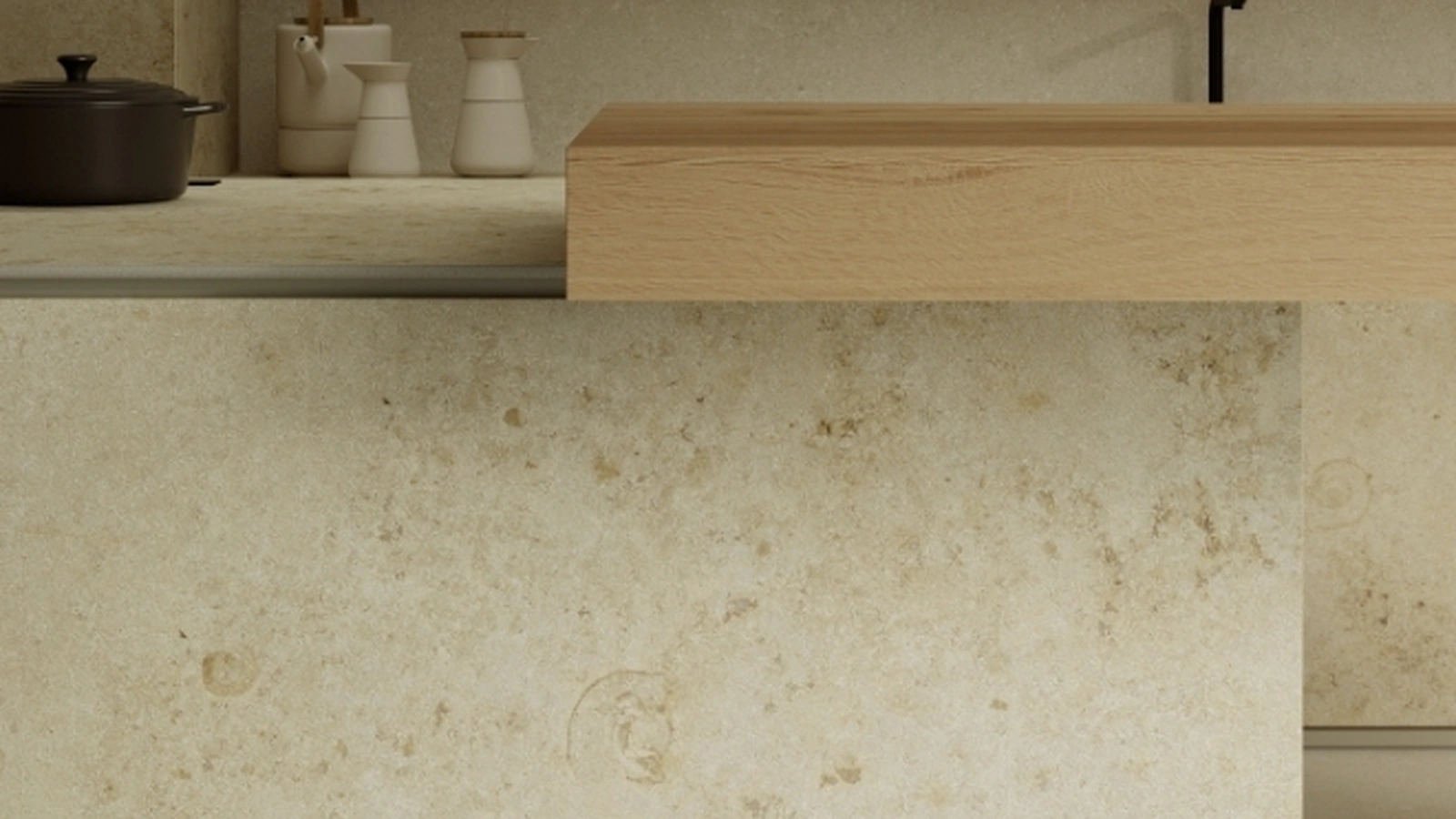Top Cucina Wood Look Oak Satin di Marazzi