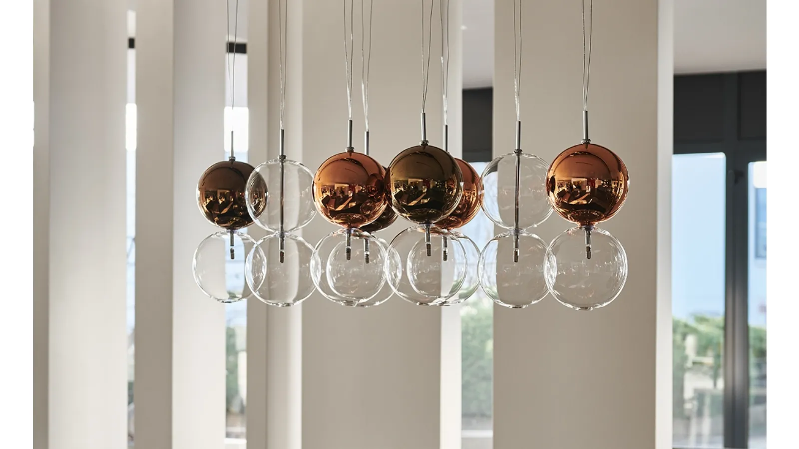 Lampada a sospensione Apollo di Cattelan Italia