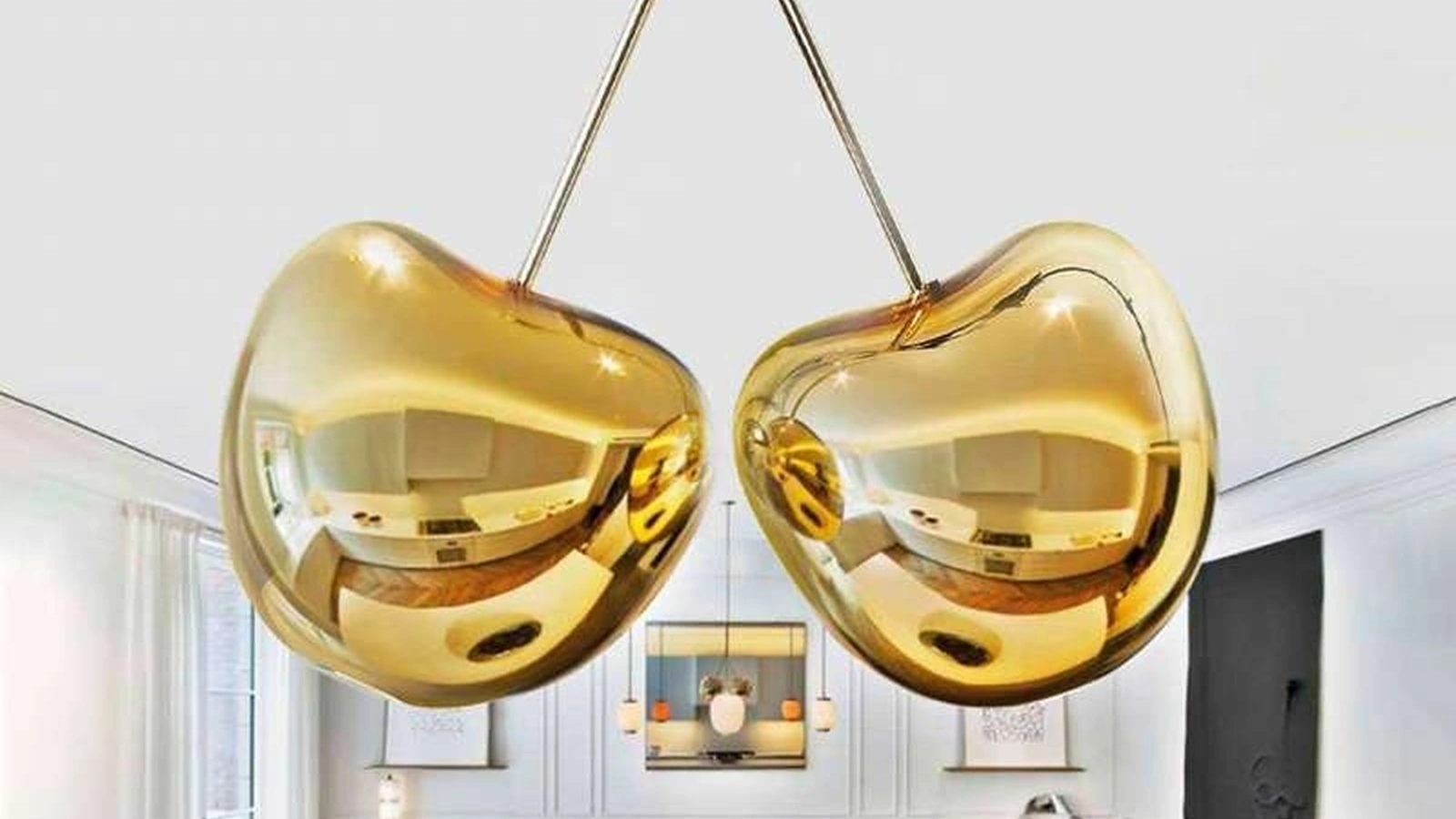 Lampada a sospensione Cherry Metal di Qeeboo