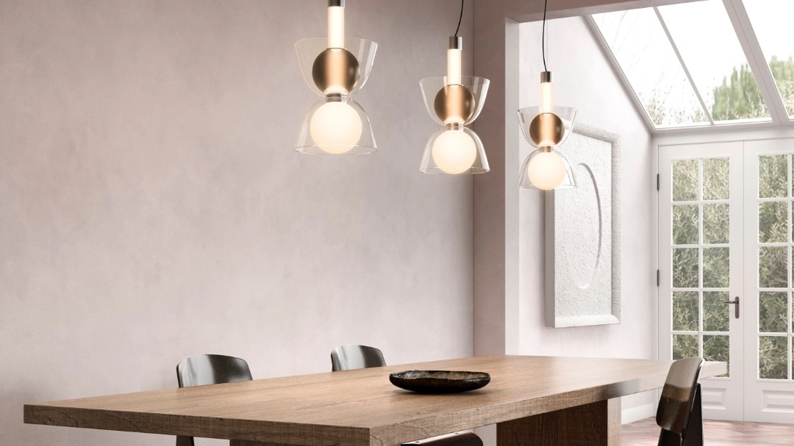Lampada a sospensione Gems di Pentalight