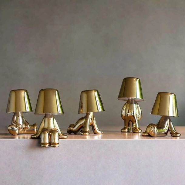 Lampade da tavolo Golden Brothers di Qeeboo