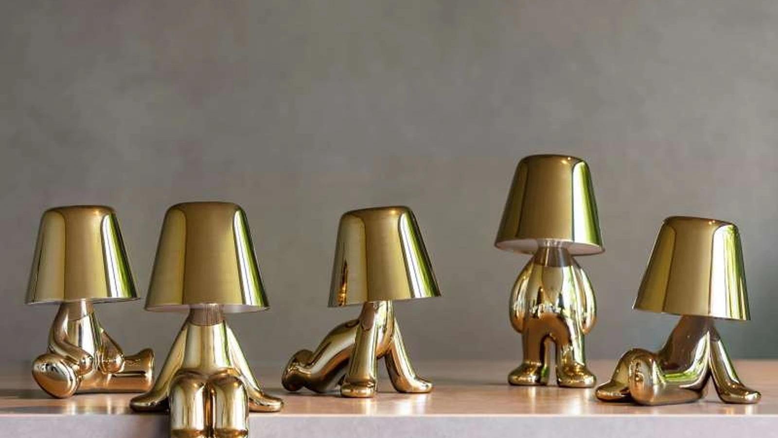 Lampade da tavolo Golden Brothers di Qeeboo