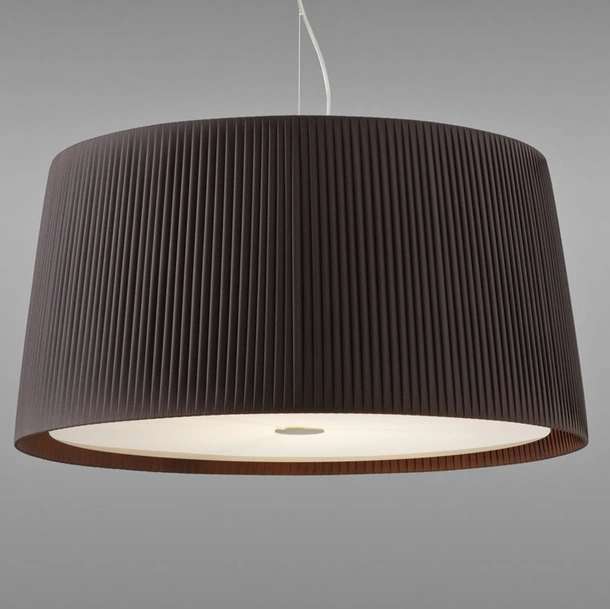 Lampada a sospensione Luxury in tessuto plissettato di Pentalight