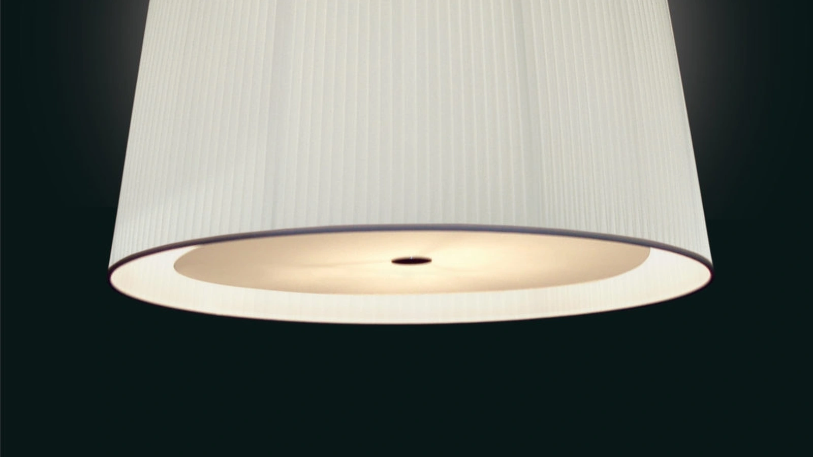 Lampada a sospensione Luxury in tessuto plissettato di Pentalight