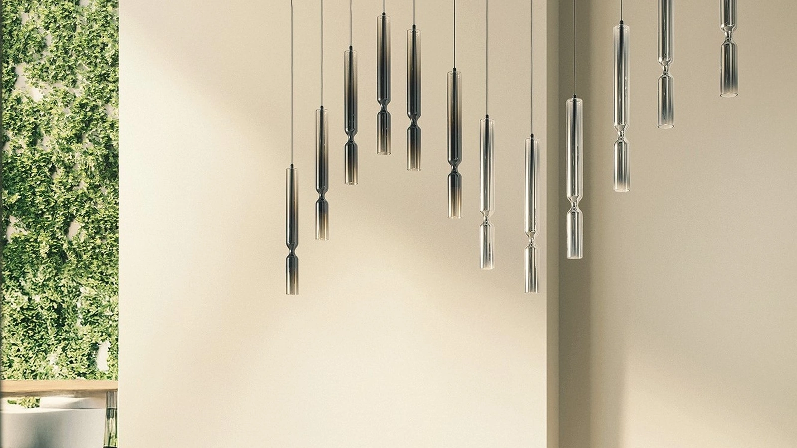 Lampada a sospensione Misty di Pentalight