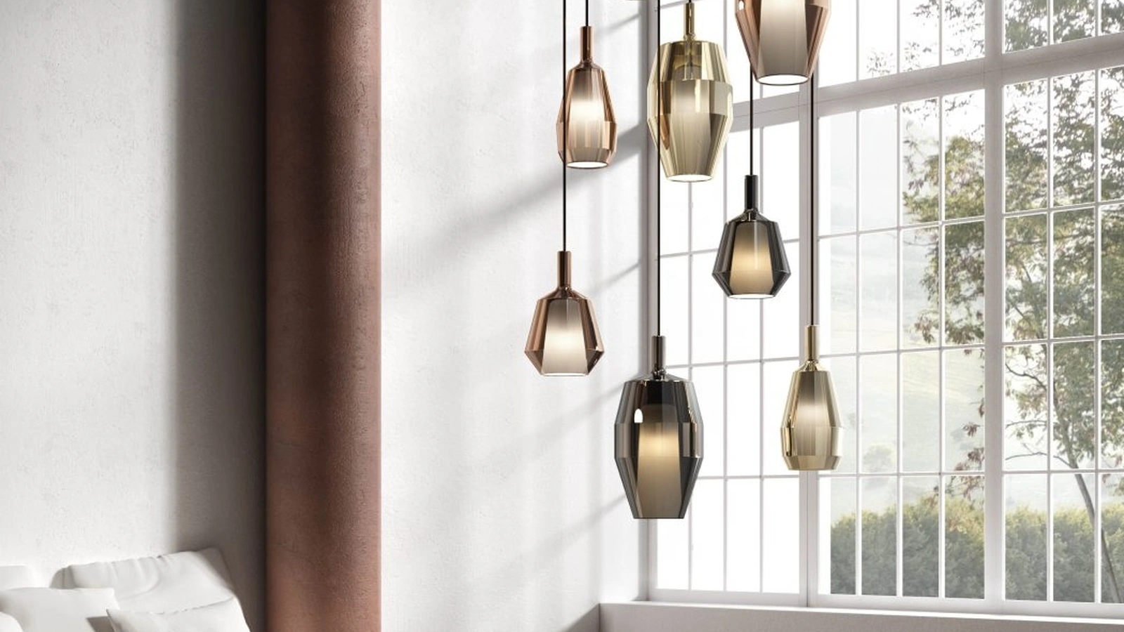 Lampada a sospensione Mom Glossy di Pentalight