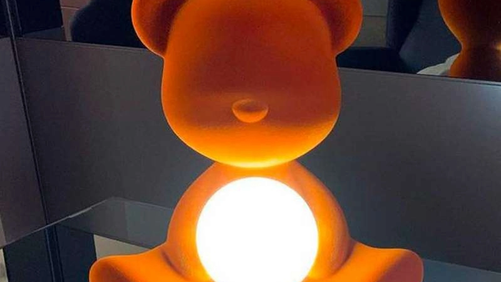 Lampada Teddy Girl Velvet di Qeeboo