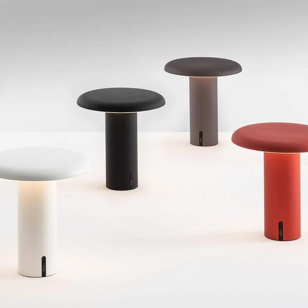 Lampada Takku portatile di Artemide