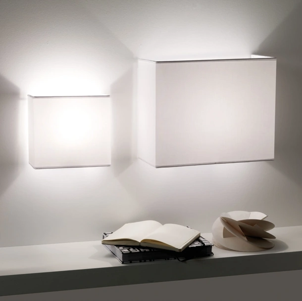 Lampada da parete in tessuto Vanity Applique di Pentalight