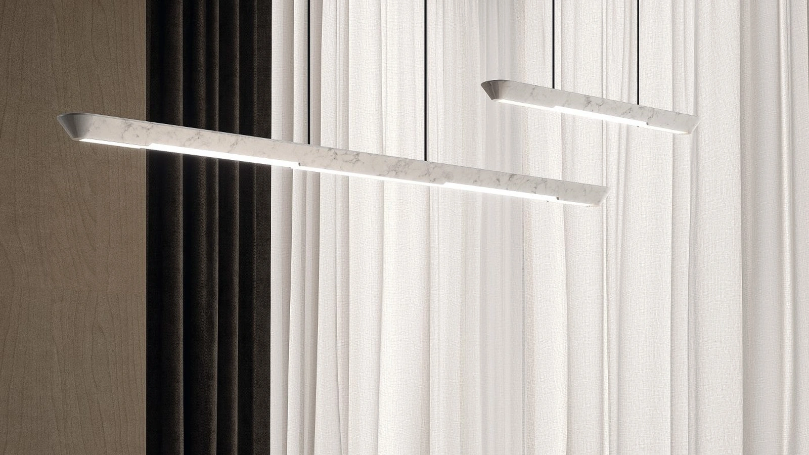 Lampada a sospensione Woody di Pentalight