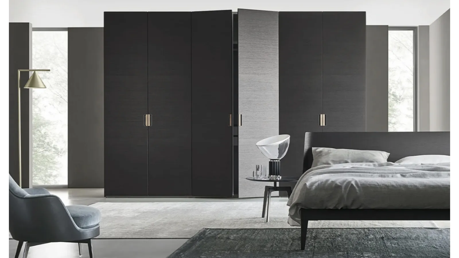 Armadio Anta Liscia con maniglia Deluxe di Sangiacomo