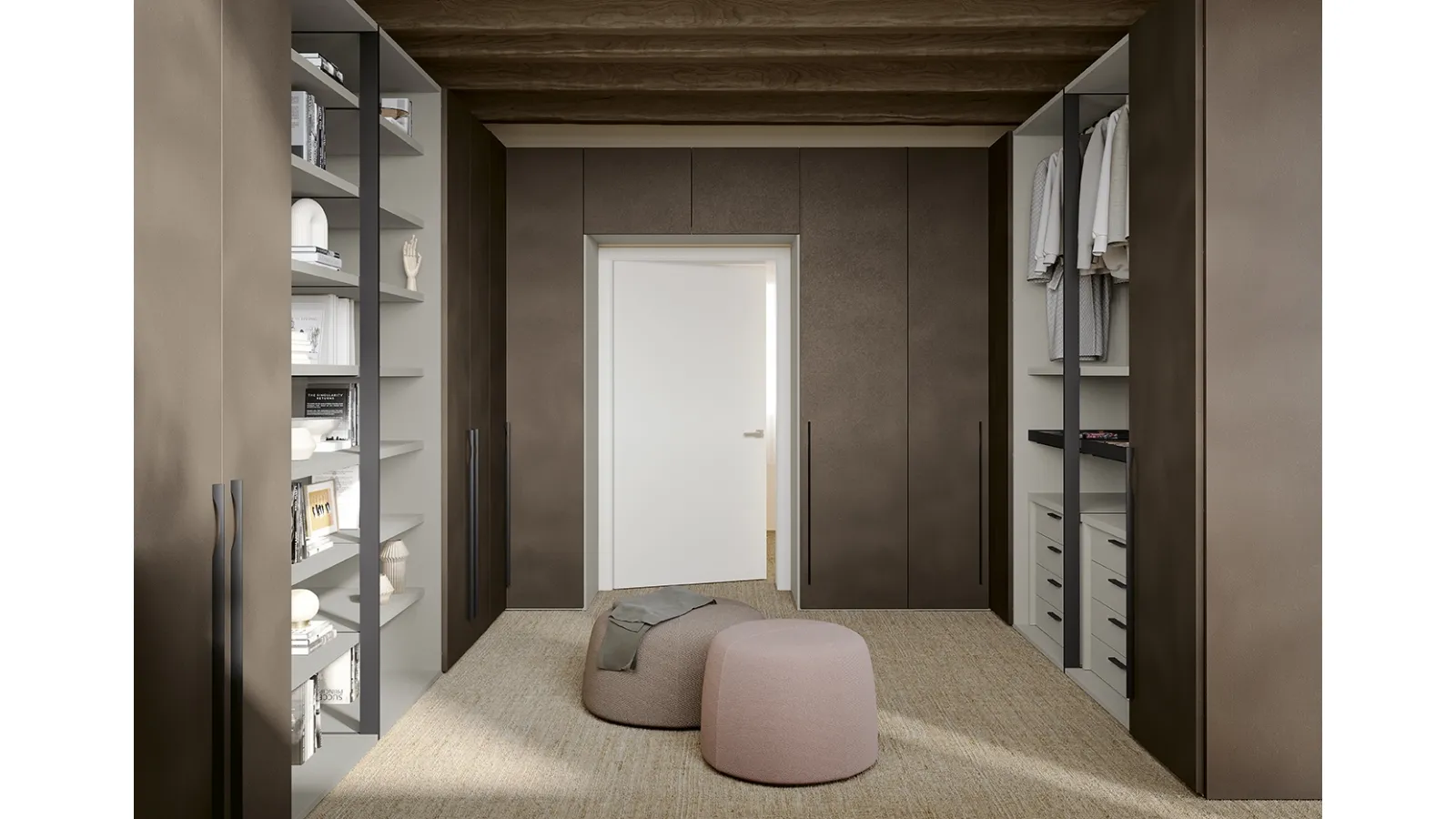 Cabina Armadio Concreta U111 di Colombini Casa