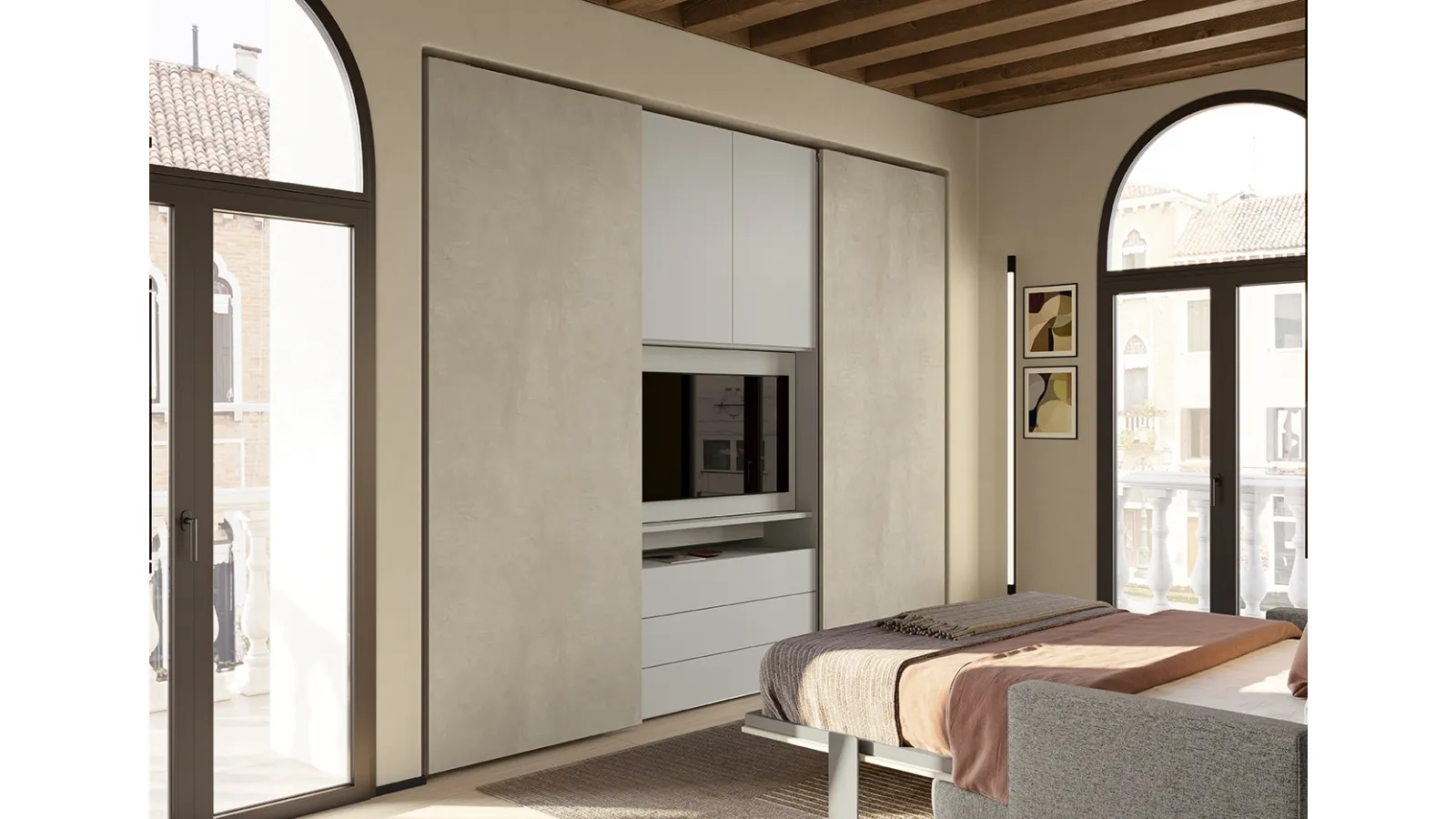 Armadio Concreta U124 di Colombini Casa