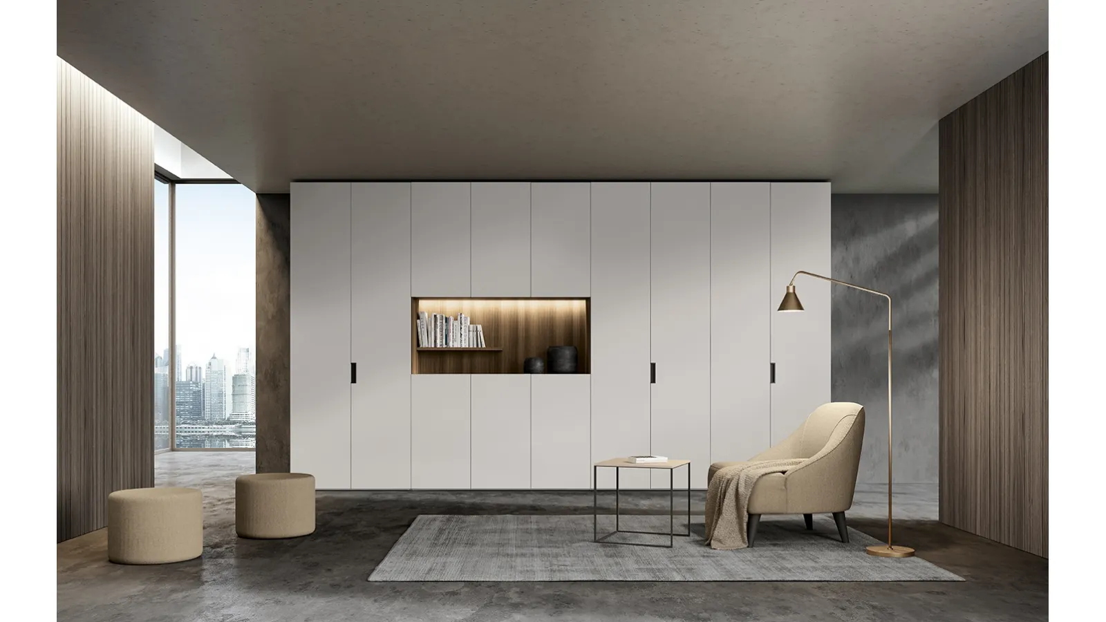 Armadio Concreta W107 di Colombini Casa
