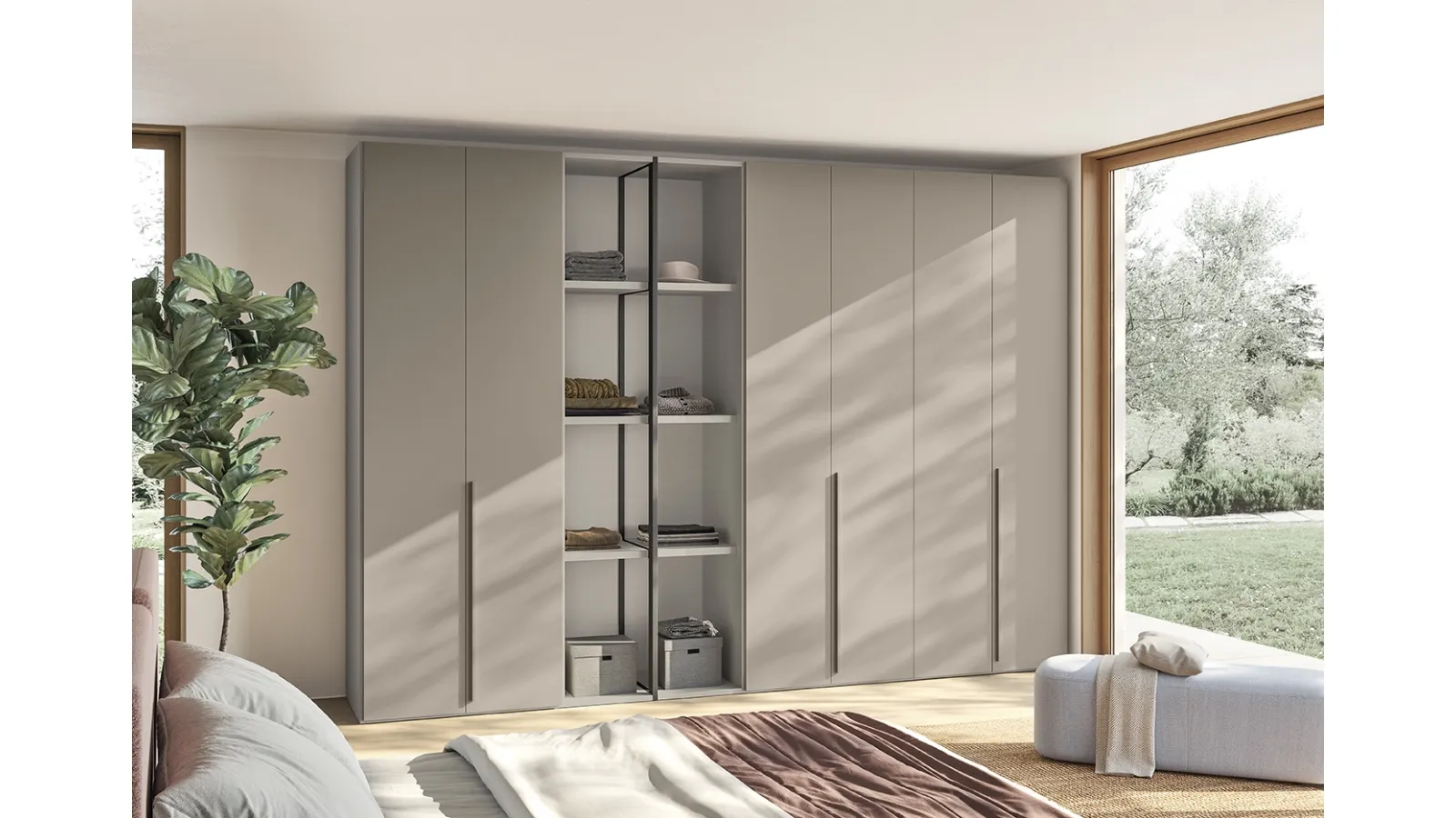 Armadio Concreta W110 di Colombini Casa