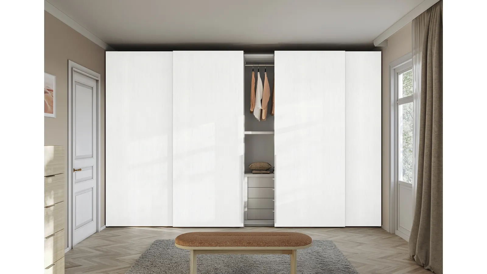 Armadio Concreta W120 di Colombini Casa