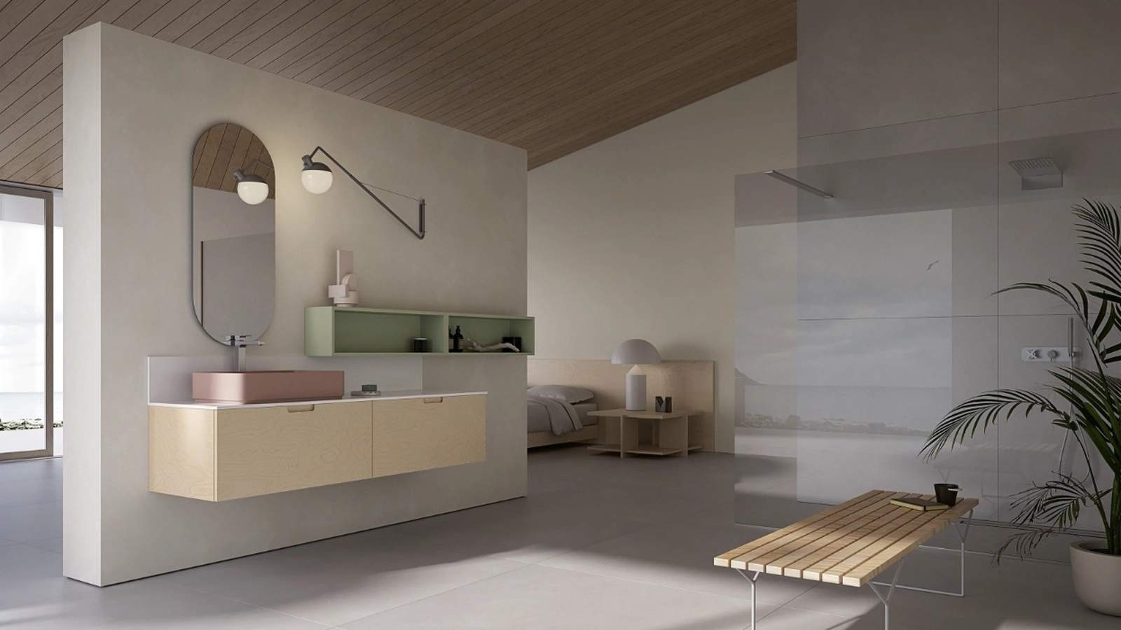 Mobile da Bagno STRATOS OS05 di Compab