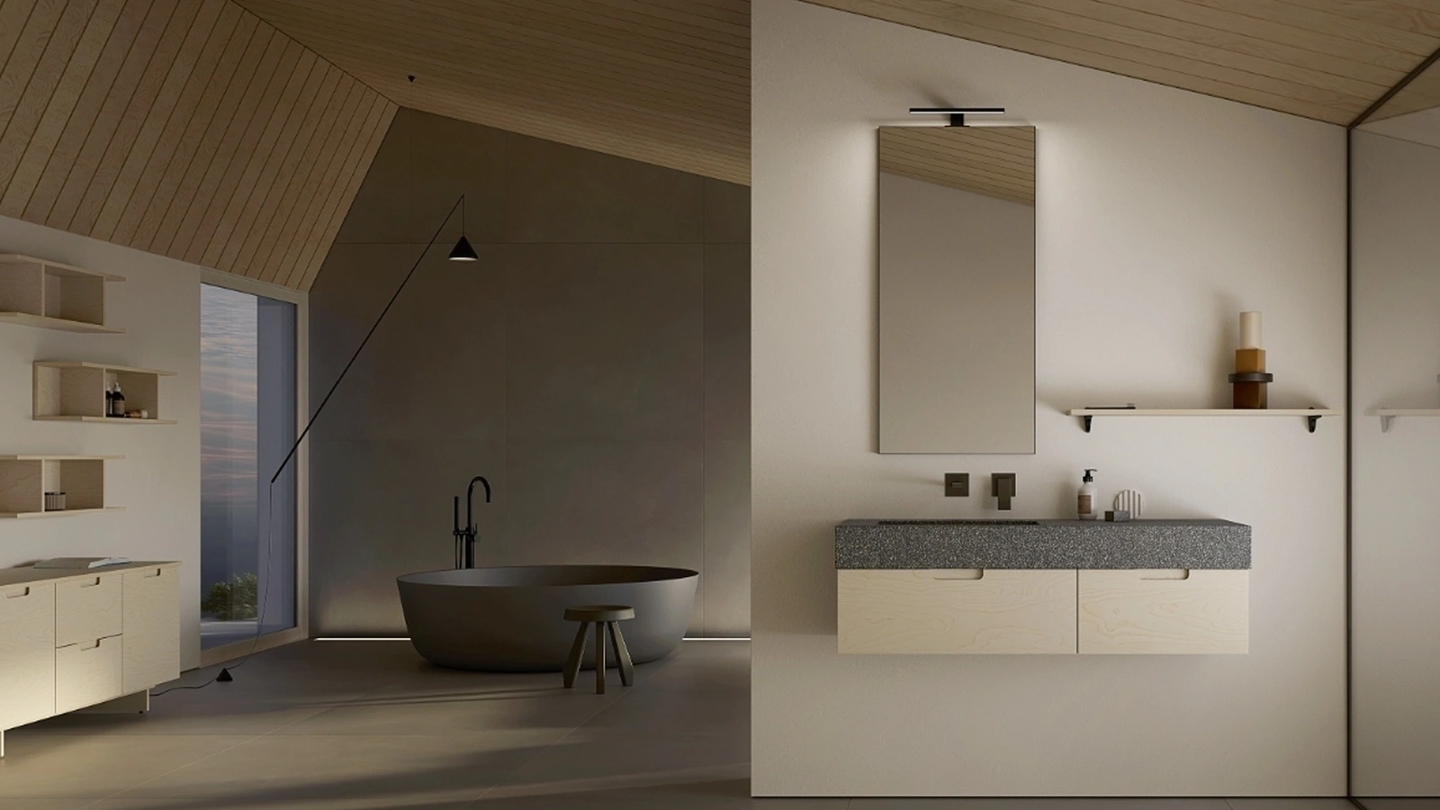Mobile da Bagno STRATOS OS07 di Compab