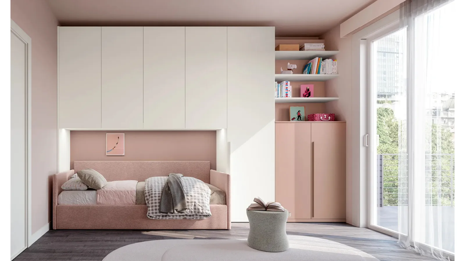 Cameretta a ponte Layout 01B di Doimo Cityline