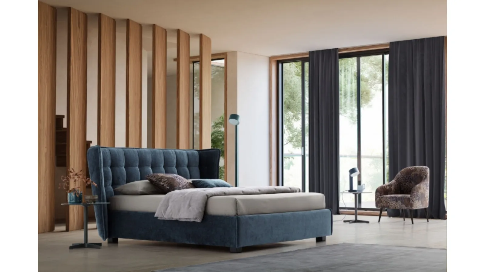Letto con box contenitore Aspen di Le Comfort
