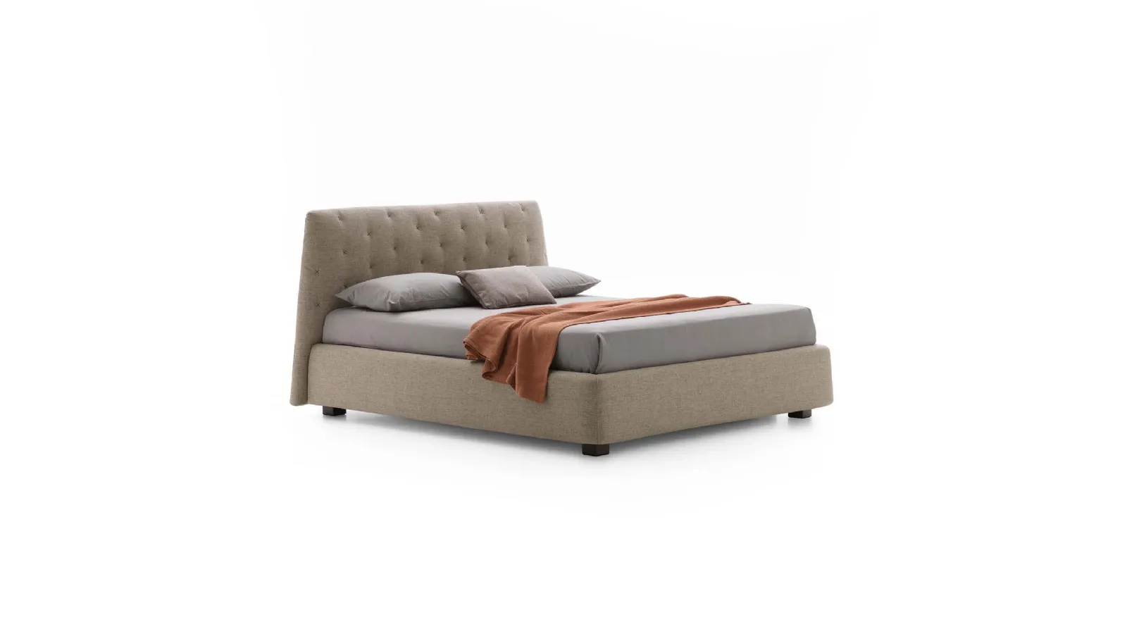Letto matrimoniale con testiera Atrium di Le Comfort