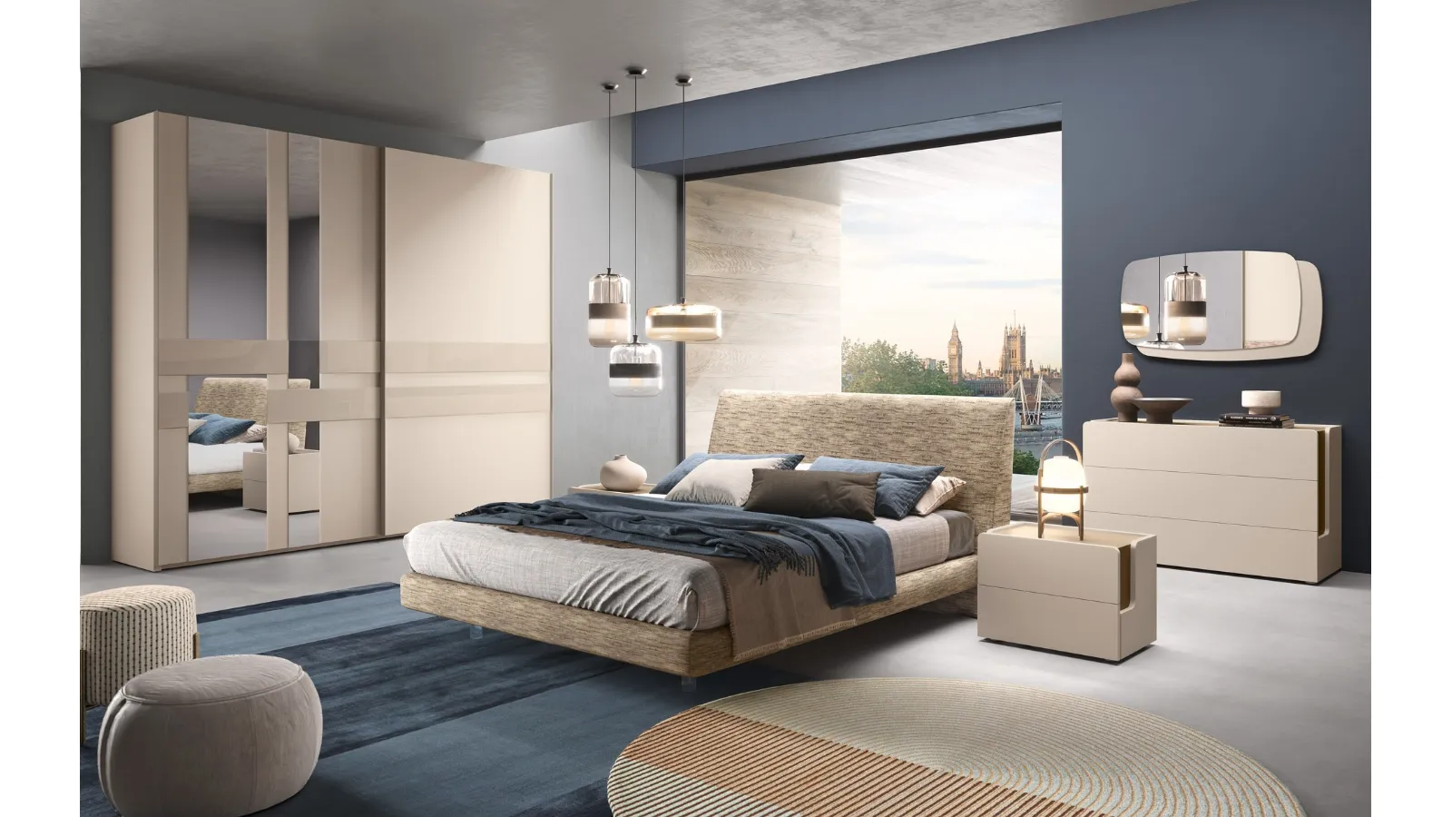 Letto matrimoniale Composizione 14 di Corso 11